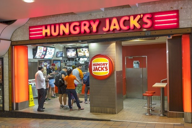 Hungry Jack's restaurant in Sydney, Australia: Burger King has a different name in the country (Photo: Jeff Greenberg / Universal Images Group via Getty Images)