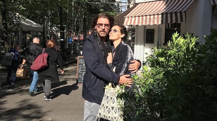 Maria Fernanda Candido and her husband, Petrite Spahira in Paris - Reproduction/Instagram - Reproduction/Instagram