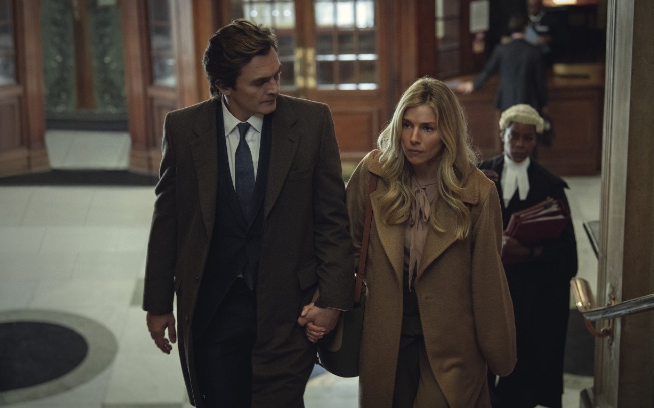 Rupert Friend and Sienna Miller in Anatomy of the Scandal