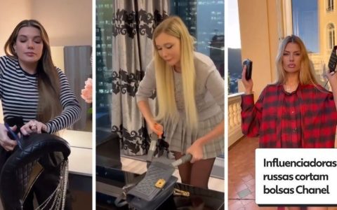 Russian influencers destroy Chanel bags in protest against the brand.  fashion and beauty