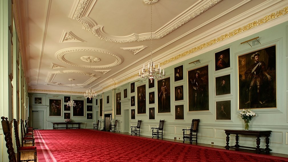 The Great Gallery at Holywood Palace, Scotland (Photo: Disclosure/Royal Collection Trust)