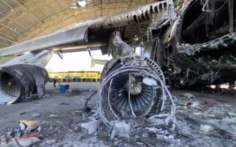 New images show molten Antonov An-225;  Pilot talks about 'Maria 2.0'