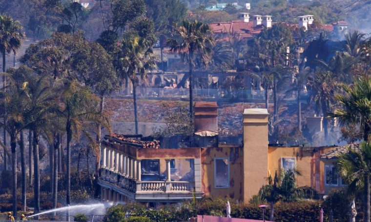 homes destroyed by california fires