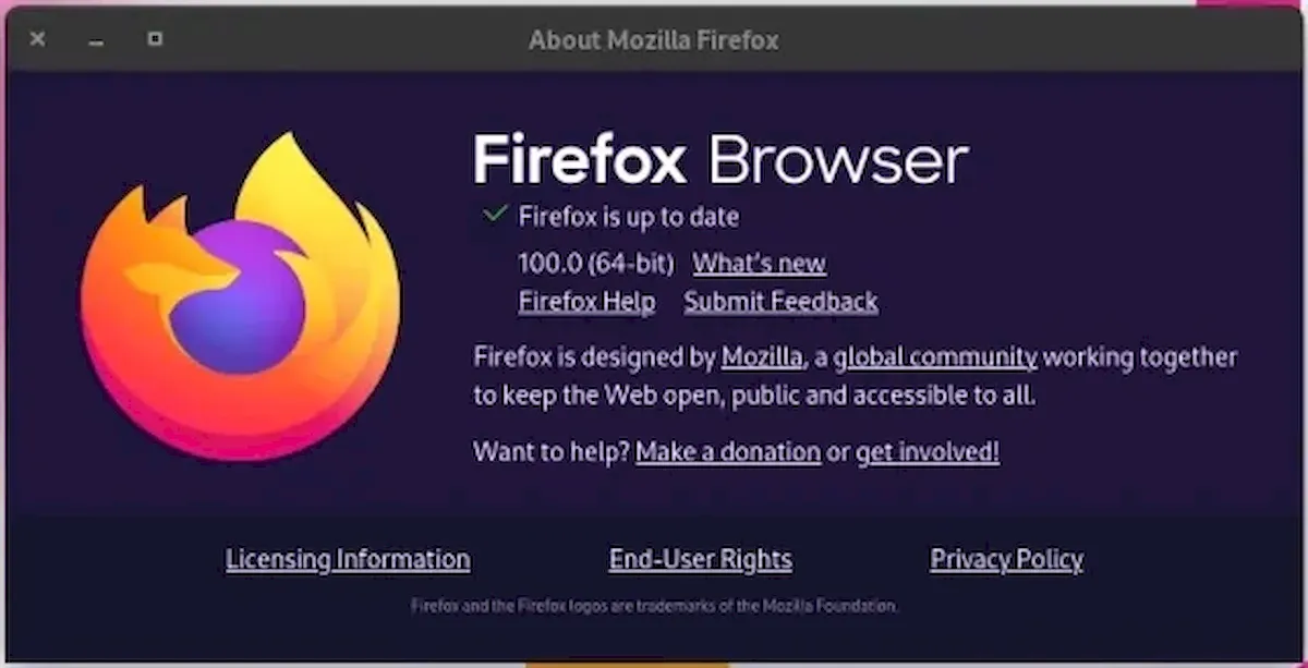 Firefox 100 is now available for download