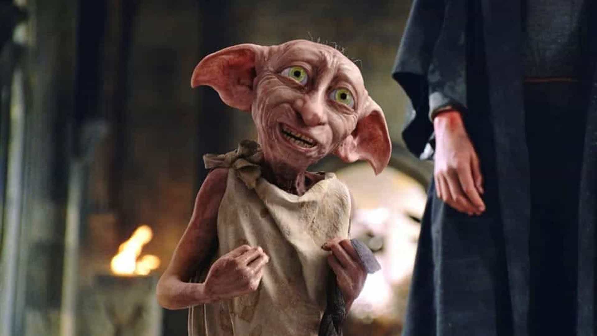 Dobby is set free in Harry Potter and the Chamber of Secrets (Reproduction)