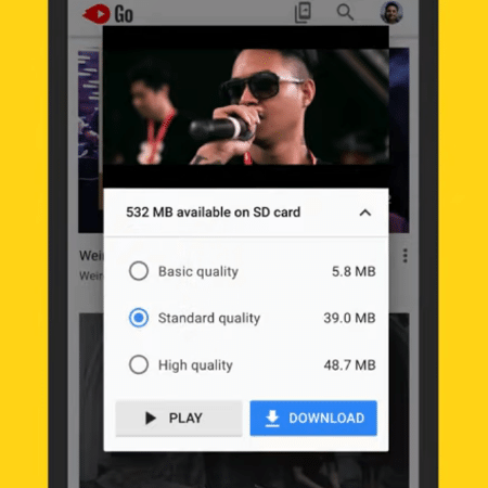 YouTube Go app download interface;  The company will deactivate it in August this year - Reproduction - Reproduction