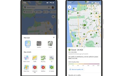 Google Maps launches air quality feature - poca Negócios