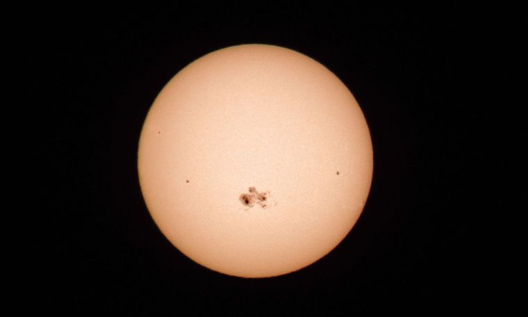 Check out the effect that produced an increase in sunspots