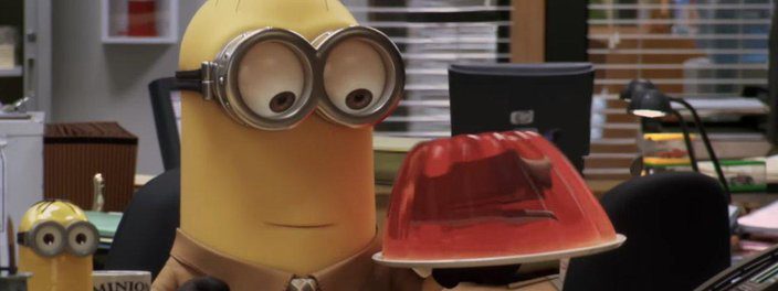 Image from: The Office: The opening of the series using Minions;  sight!