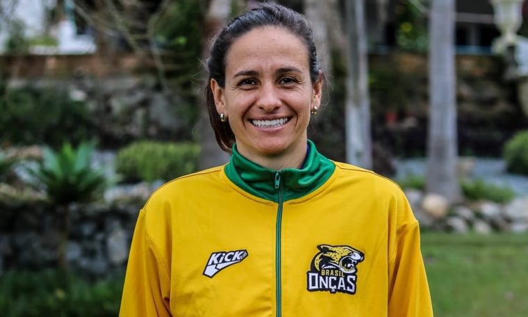 Karol Giga, atleta piracicabana da seleção brasileira de flag football 5x5