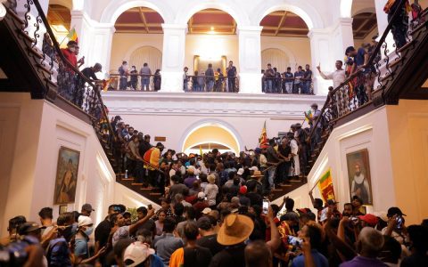Video: Protesters attack President's residence in Sri Lanka |  World