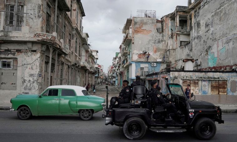 Cuba's President recognizes calls for blackout protest, understanding and economy.  World