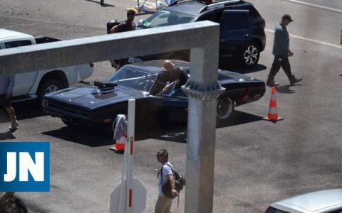 Filming of 'Furious Velocity' saga status traffic in Almada