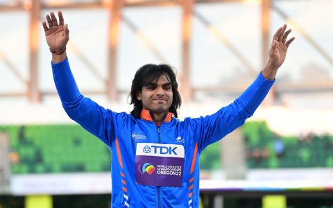 Neeraj Chopra won India's first silver medal at the World Championships in Athletics