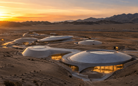 Hami Pterosaur Museum: Dinosaur Egg-Inspired Design Brings Sustainable Architecture to China’s Gobi Desert
